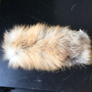 Alaskan wolf fur headband
